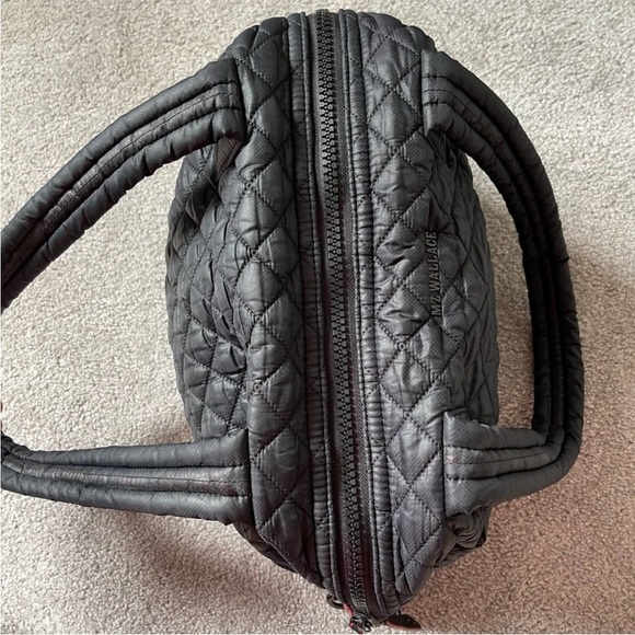 MZ Wallace Women's Black Quilted Medium Sutton Tote Bag, No Crossbody Strap - Picture 5 of 10